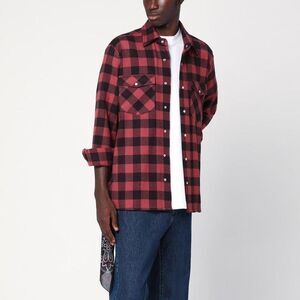 DESTIN Plaid Flannel Shirt Men PINK Shirts